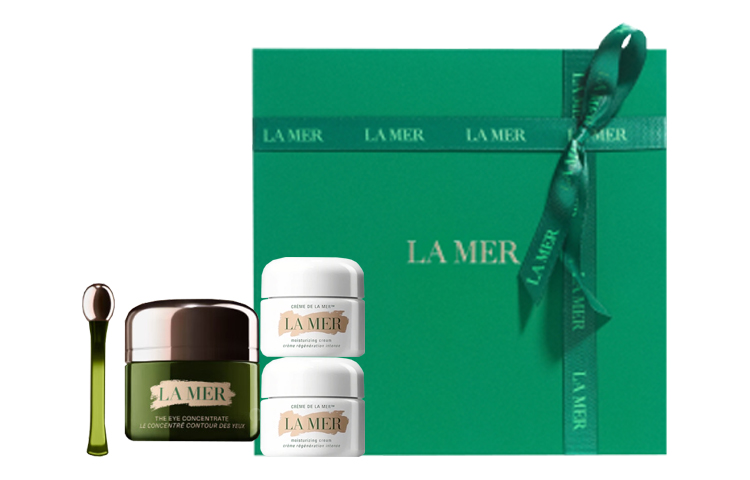 Подарочный набор косметики La Mer: сыворотка для кожи вокруг глаз 15 мл + крем для лица 3,5 мл *2 — фото 2