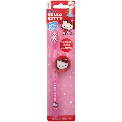 

Детская зубная щетка VitalCare Hello Kitty с дорожным футляром