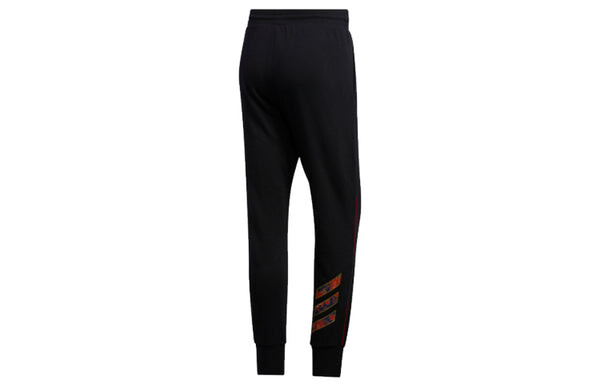 Спортивные штаны adidas CNY Ft Pant Lacing Elastic Waistband Basketball Sports Pants Black, черный — фото 2