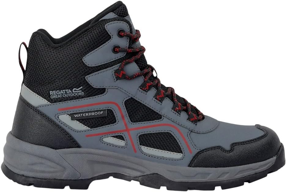 

Мужские водонепроницаемые походные ботинки Regatta Vendeavour на шнуровке, серый