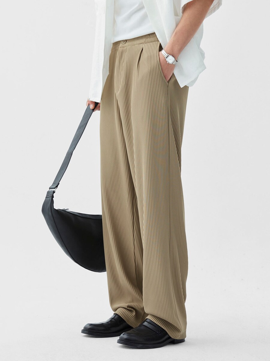 

Тканевые брюки VAMOS CLO Loose fit Pants Tampa, бежевый