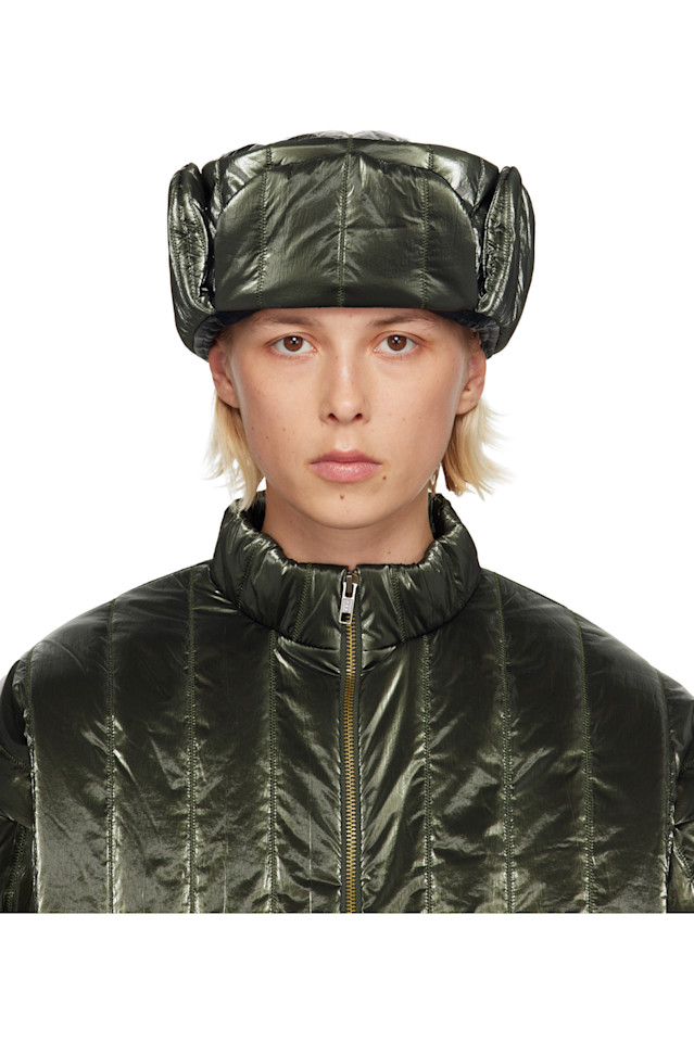 

Nicklas Skovgaard Эксклюзивная зеленая кепка Jody от Ssense