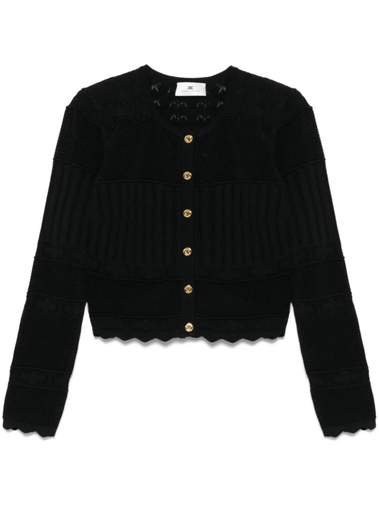 

Elisabetta Franchi вязаный кардиган, черный