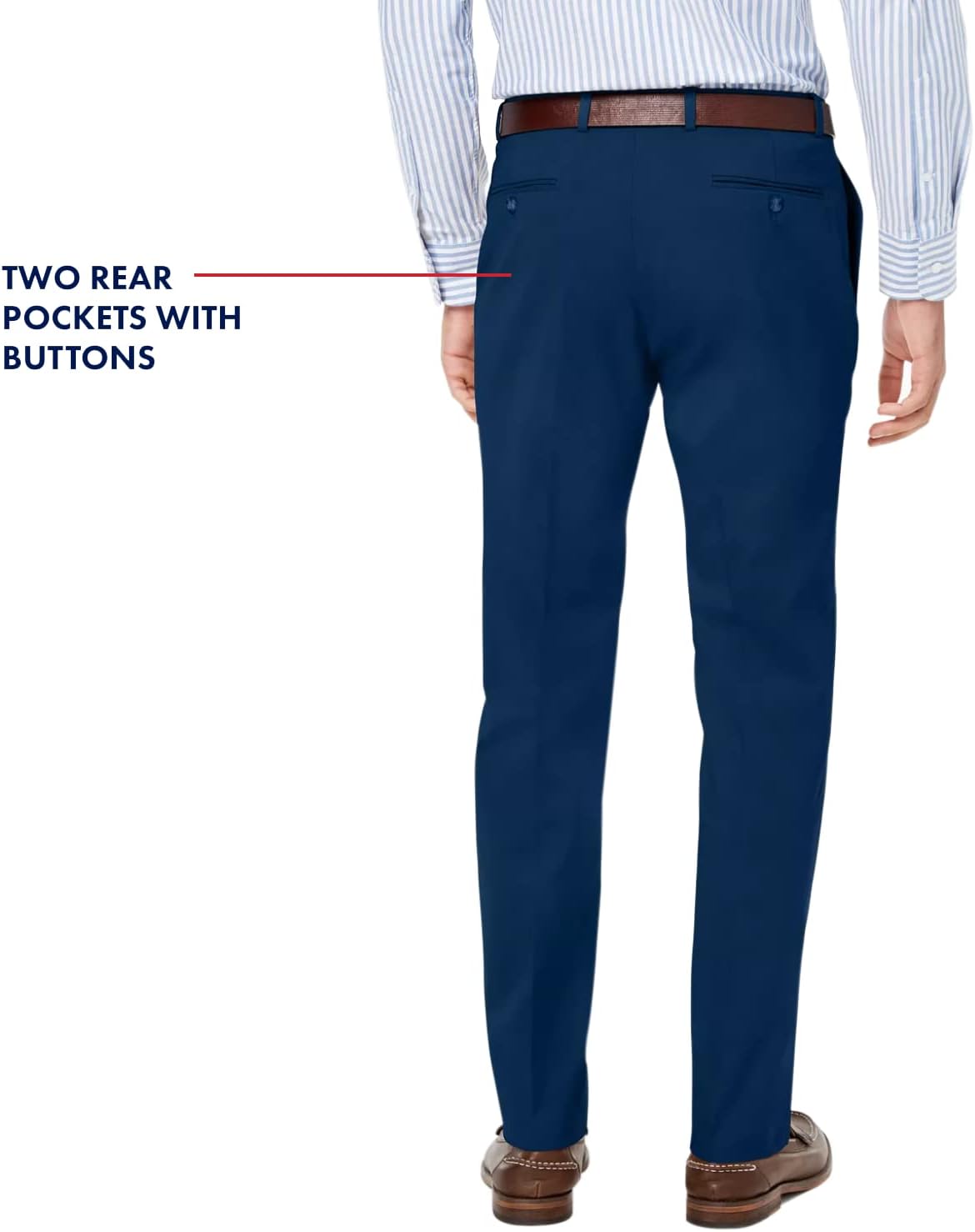 Мужские спортивные брюки Tommy Hilfiger Modern-Fit Comfort Stretch, Navy — фото 4