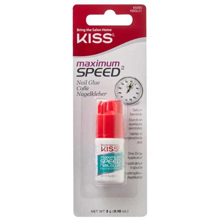 

Накладные ногти maximum speed pegamento para uñas Kiss, цвет transparente