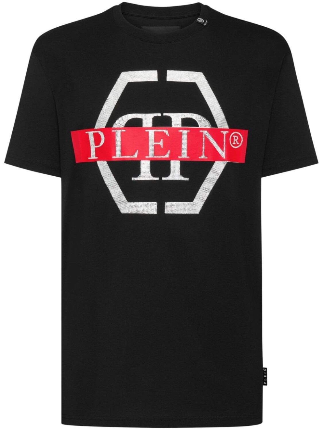 

Philipp Plein футболка с принтом PP Tape, черный