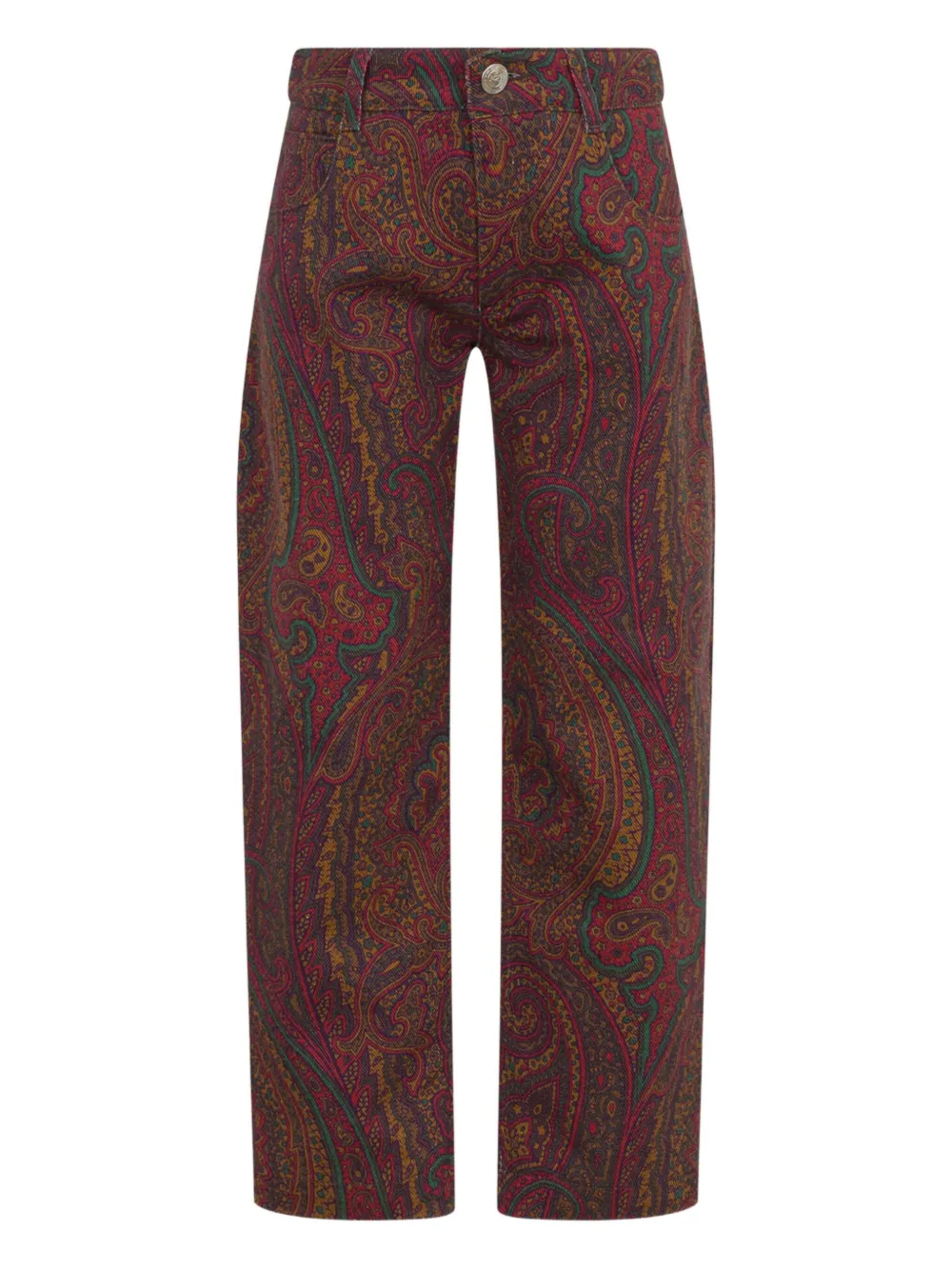 

Джинсы с узором пейсли ETRO KIDS, красный