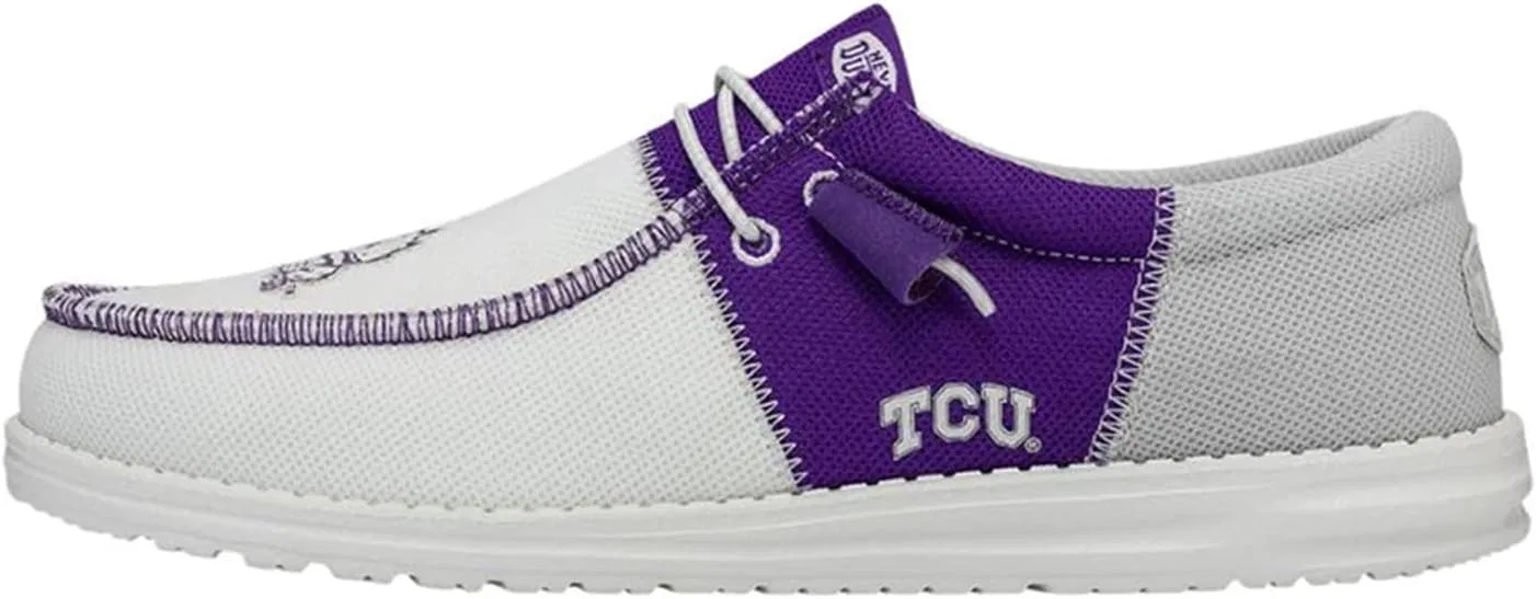 Лоферы HEYDUDE Wally, TCU Purple/White