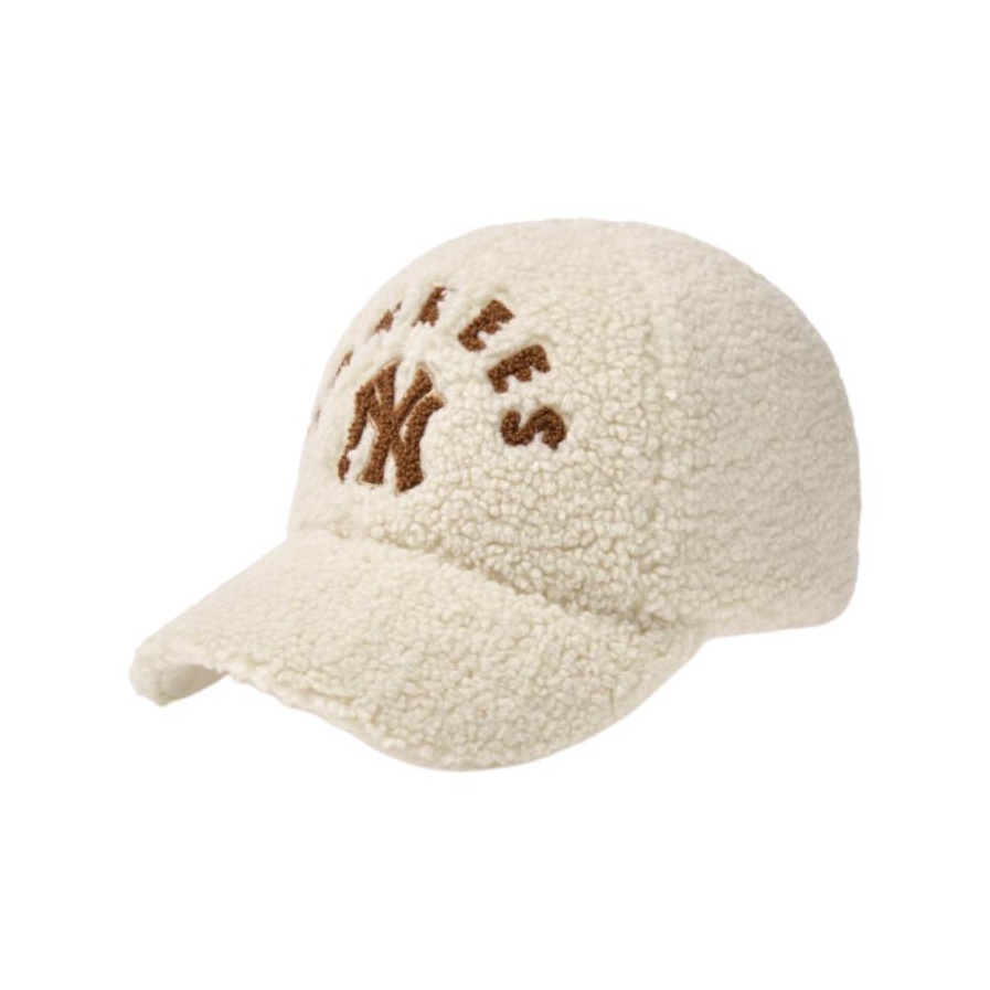 

MLB Хлопковая бейсболка унисекс кремовая, Cream