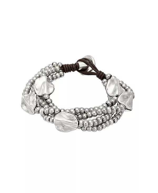 

Многорядный браслет из стерлингового серебра Unode50, silver