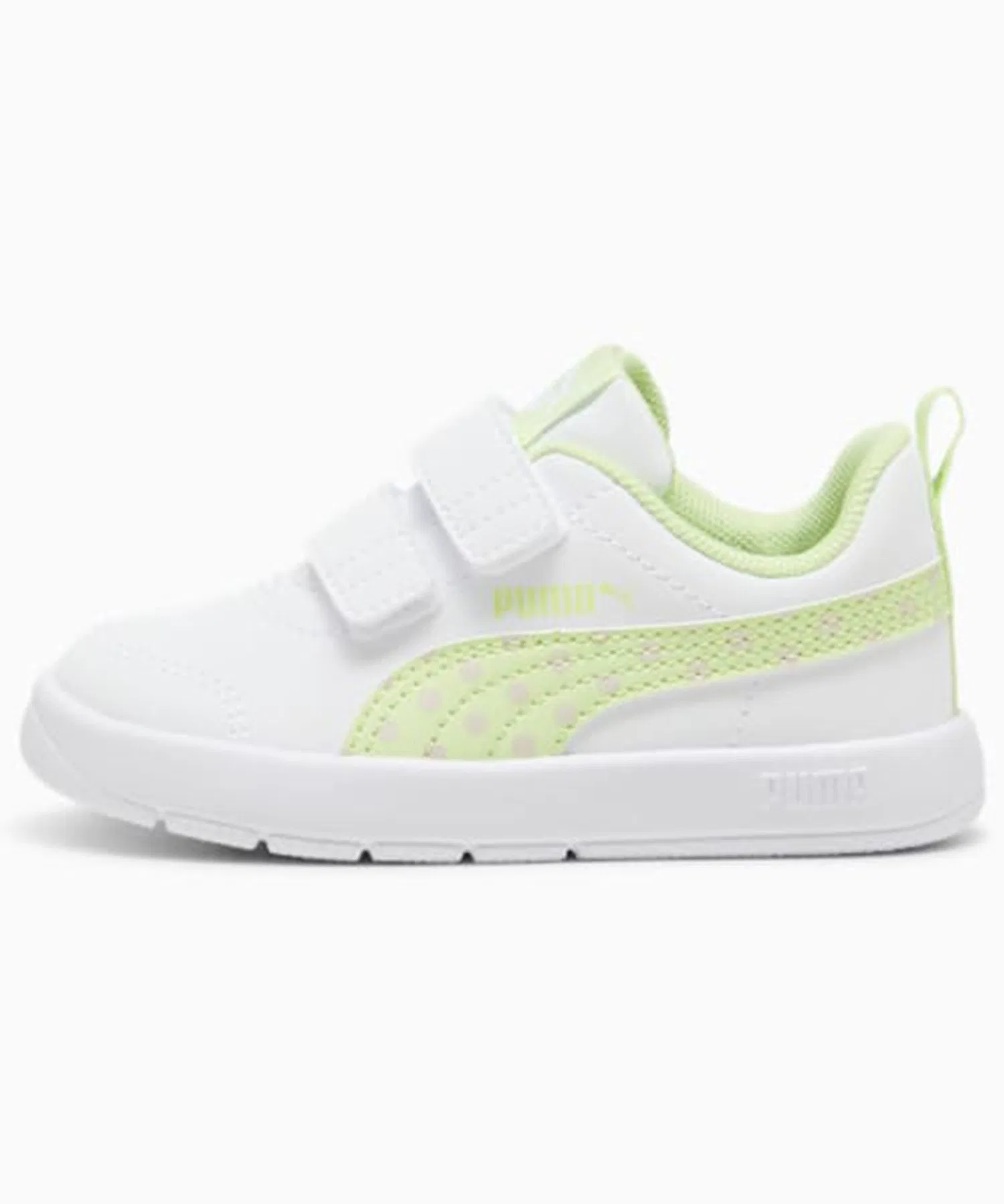 Детские кроссовки PUMA Courtflex V3 DOTTY V для малышей бело-розовые — фото 2