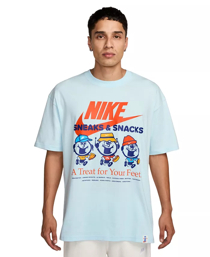 

Мужская футболка Max90 Loose-Fit с принтом Nike, синий