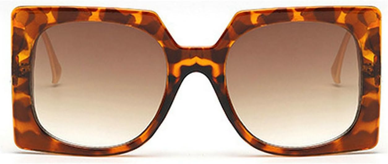 

Laureles Модные большие квадратные солнцезащитные очки для женщин в стиле ретро для вождения и рыбалки, с леопардовым принтом, для мужчин, с защитой от УФ-излучения UV400, C5