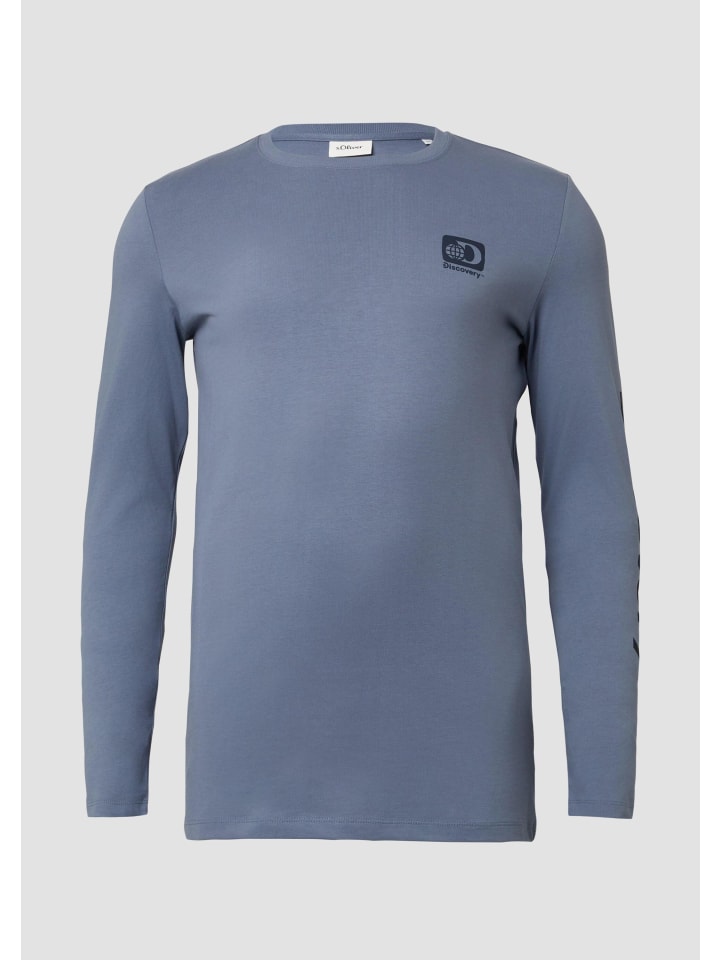 

Футболка цвета 53D2_бледно-голубой s.Oliver, Синий, Футболка цвета 53D2_бледно-голубой s.Oliver