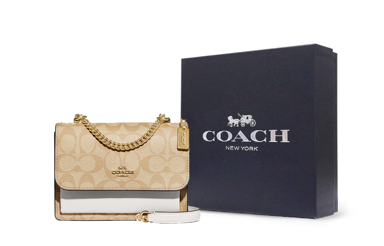

COACH Кожаная мини-сумка через плечо женская