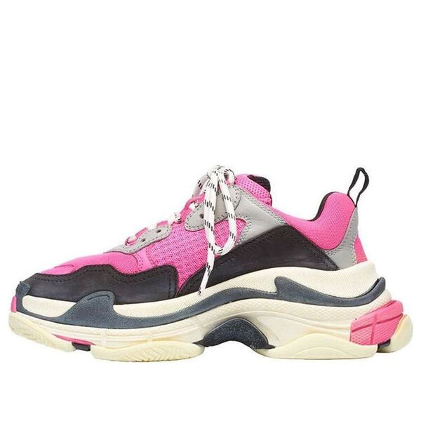 Кроссовки triple s 'fluo pink' Balenciaga, черный