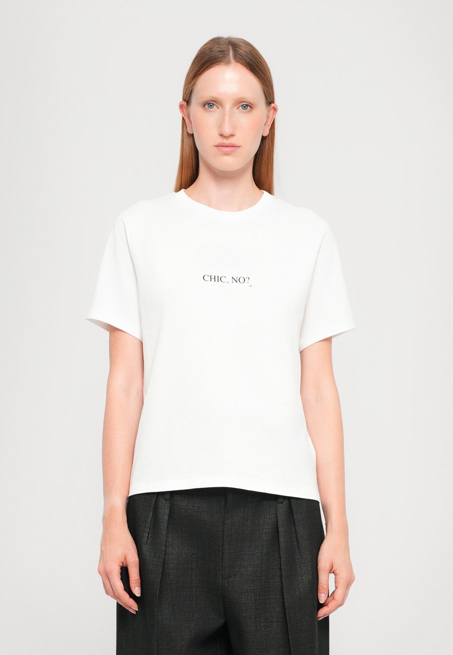 

Футболка Victoria Beckham Print T-shirt, White