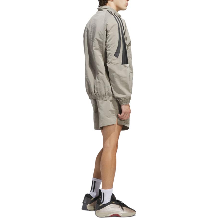 С AdiClub баскетбольные шорты woven унисекс Adidas, Light Umber — фото 4
