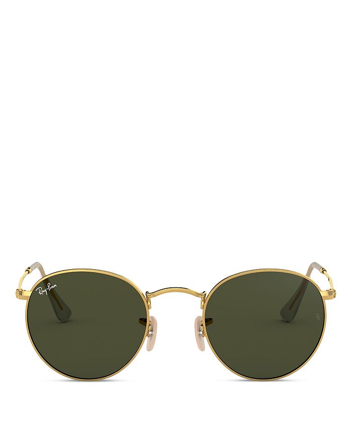 

Круглые солнцезащитные очки унисекс Icons Ray-Ban, золотой