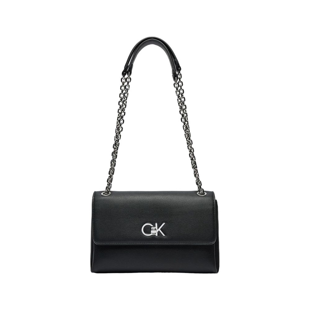 

Черная полиэтиленовая сумка Calvin Klein