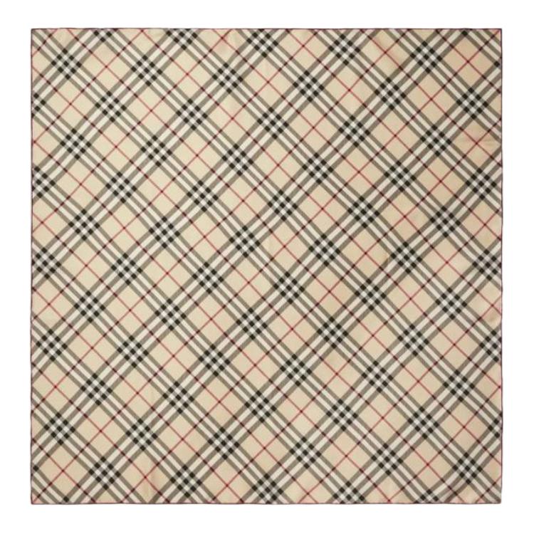 

Burberry Шелковый шарф Checked, Brown