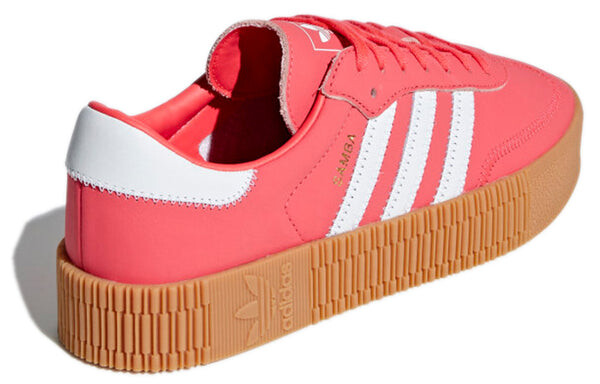 Кроссовки sambarose Adidas, красный — фото 4