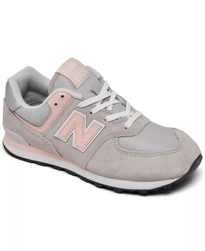 

Детские повседневные кроссовки 574 от Finish Line New Balance, мультиколор