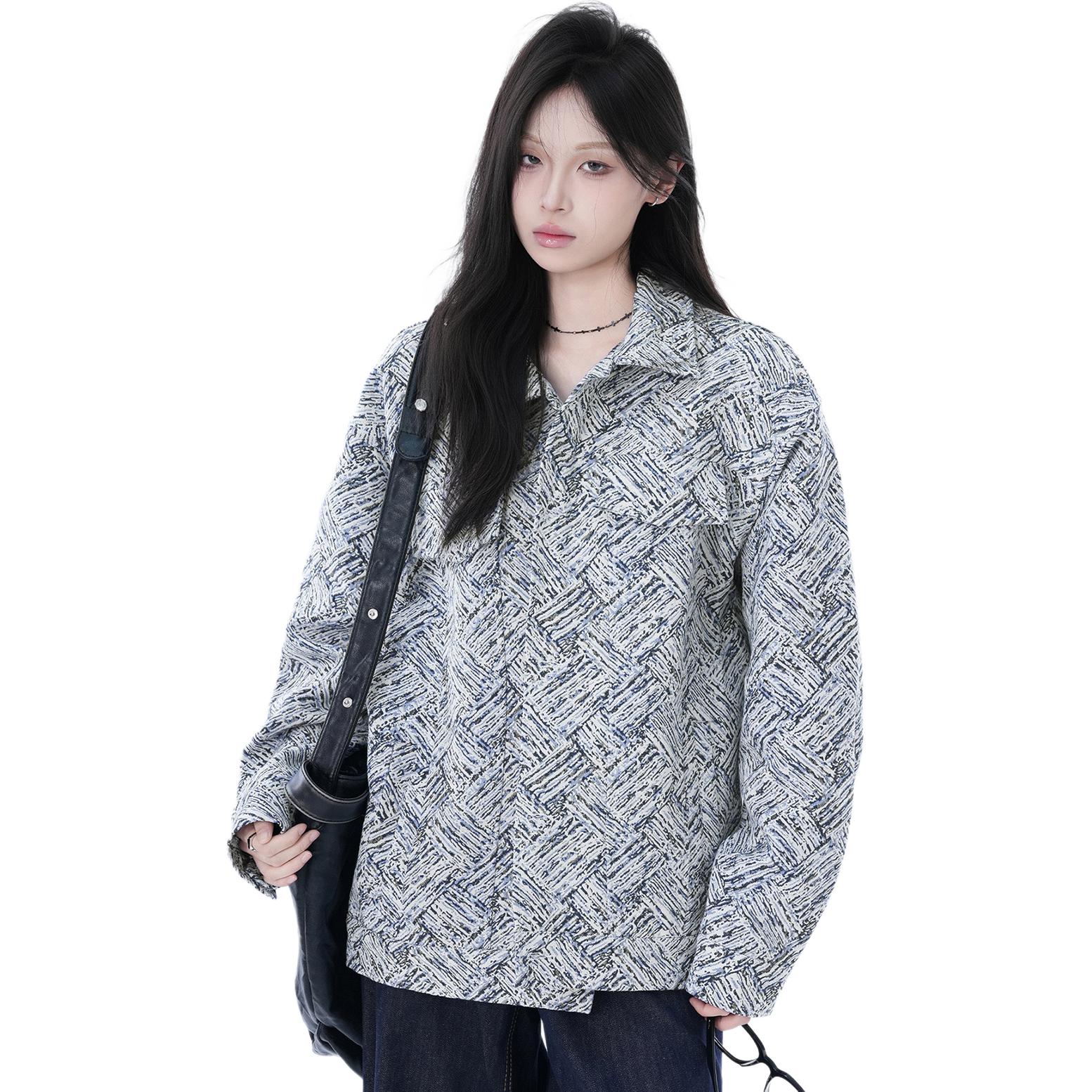 

NEVER RULE Куртка Unisex Blue Lapel Moderate