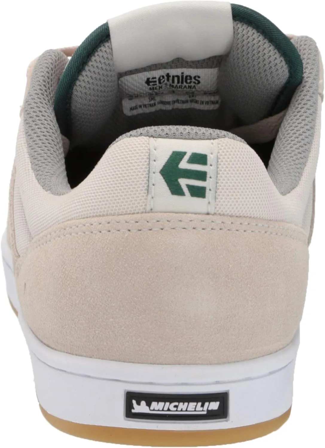 Мужские туфли для скейтборда Etnies Marana, белый/зеленый — фото 3