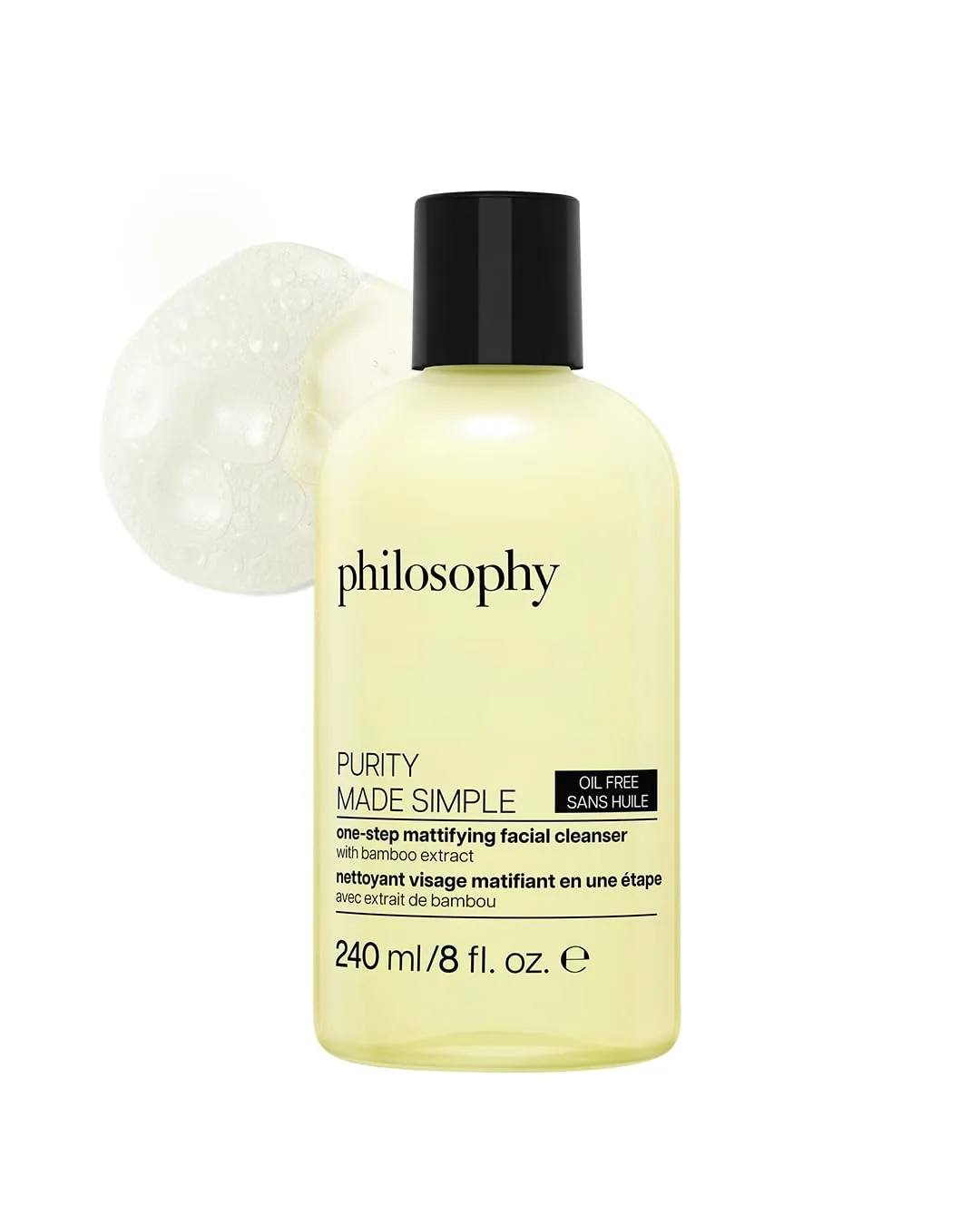 Гель для умывания Philosophy — Purity made simple one-step mattifying facial cleanser с экстрактом бамбука - безмасляная, 240 мл