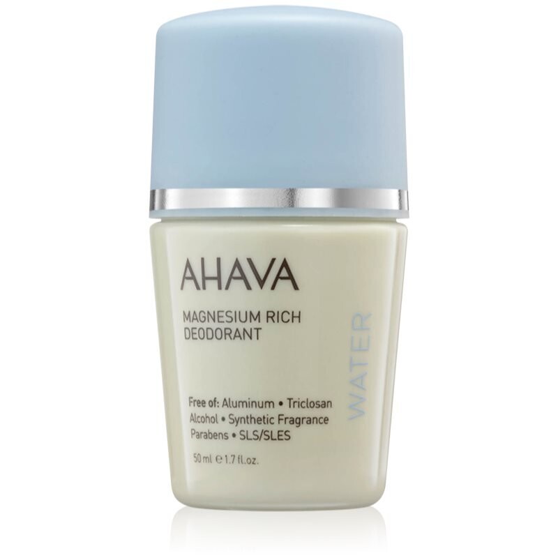 

AHAVA Dead Sea Water Magnesium Rich Deodorant Шариковый дезодорант для женщин 50 мл