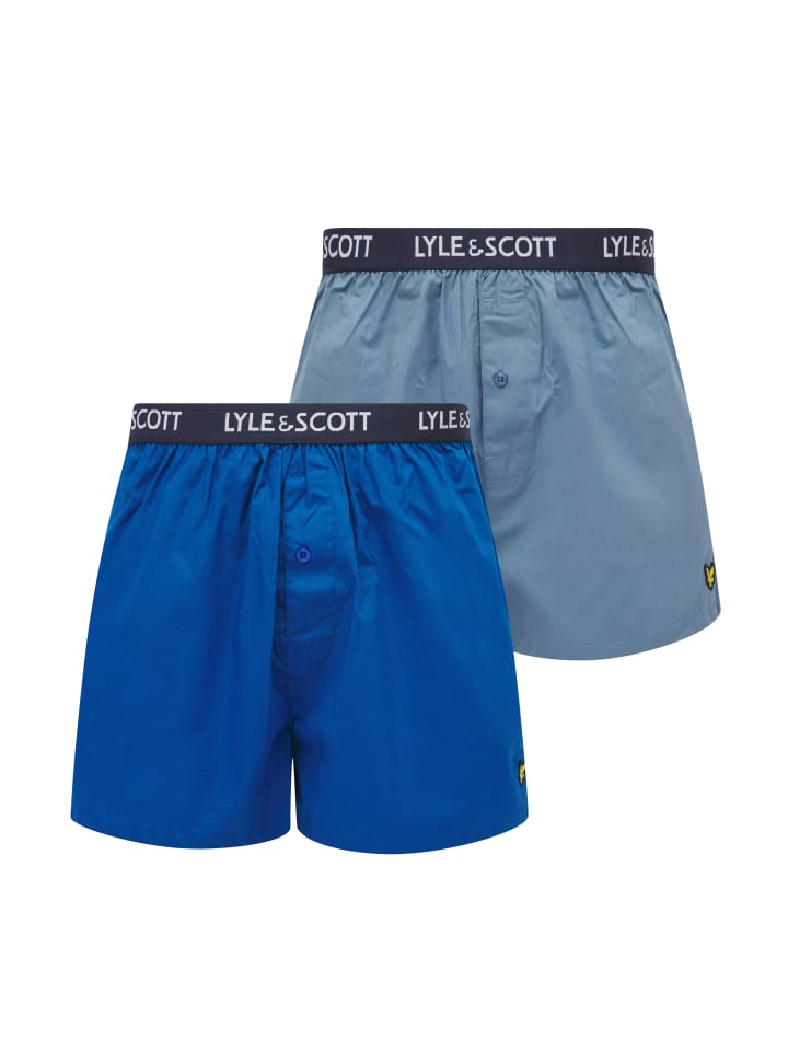

Трусы боксеры Lyle & Scott Boxer 2-Er Set, цвет Pastellblau/Blau
