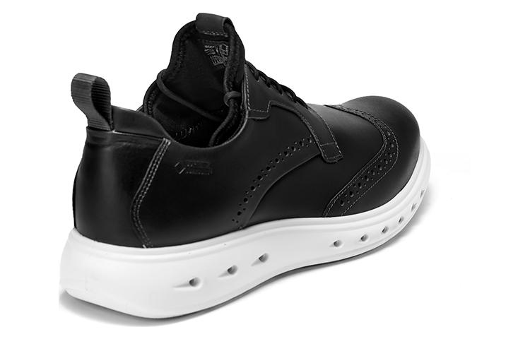 Водостойкие кожаные повседневные туфли Mixed Water-Resistant 720 Magnet Gray Ecco мужские — фото 3