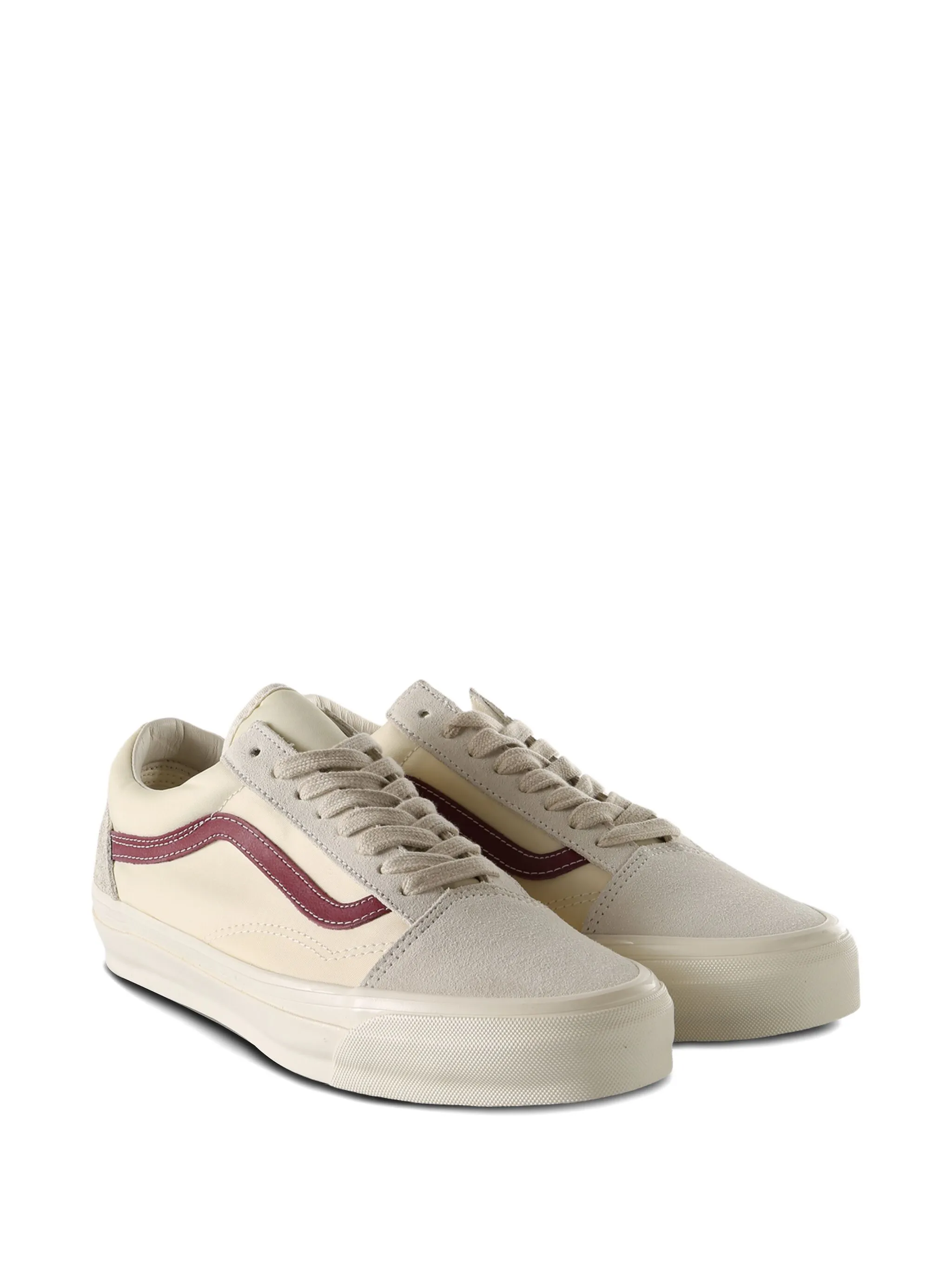Кроссовки премиум-класса Old Skool с замшевыми вставками Vans, белый — фото 2