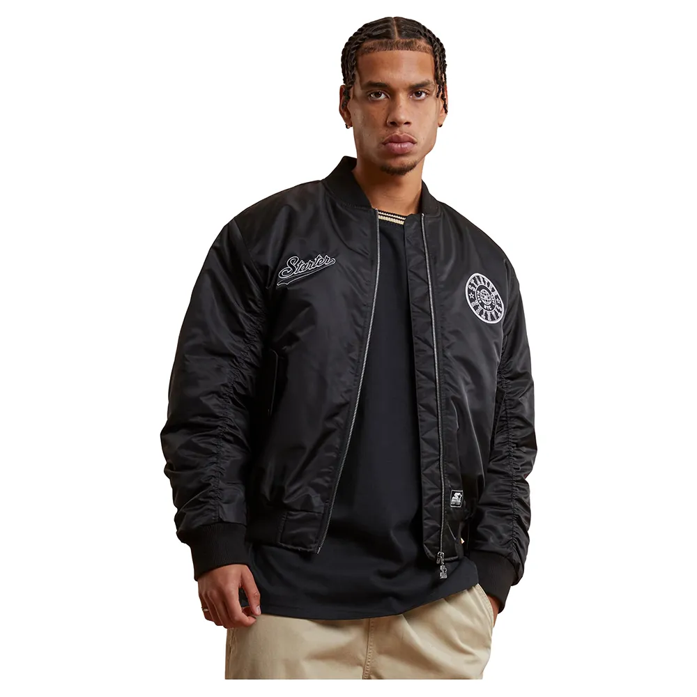 

Куртка Starter Black Label Starter Patch Bomber, черный