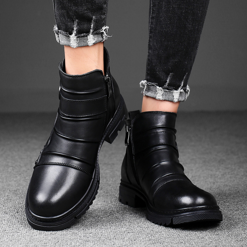 Bull Thunder Мужские повседневные ботинки коричневые утепленные, цвет Brown Insulated Shoes — фото 4