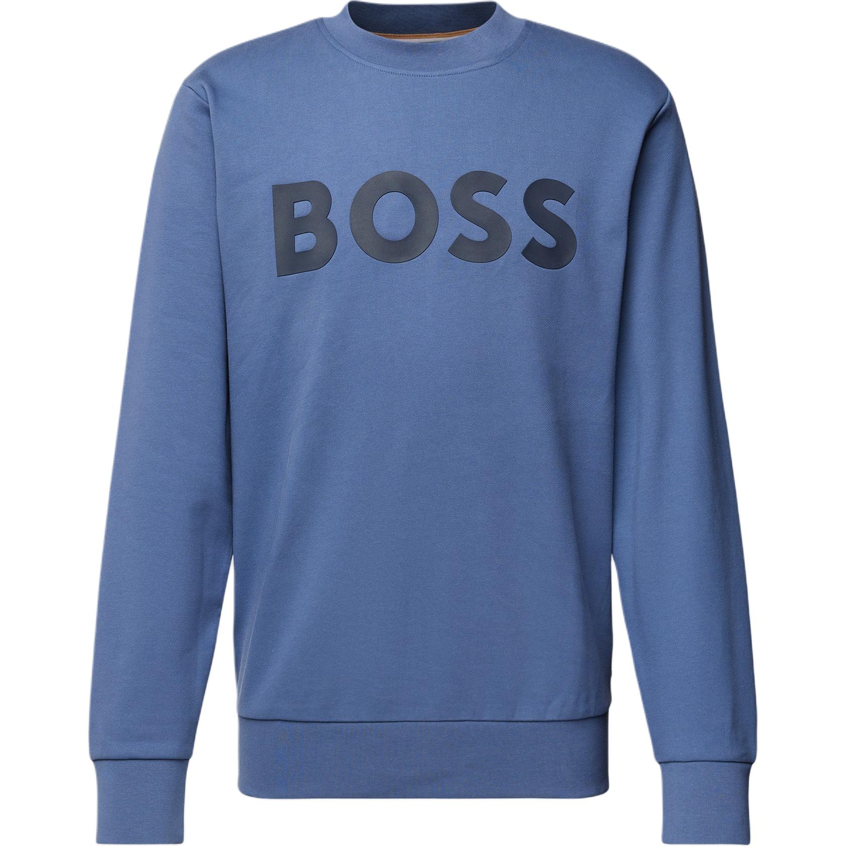 

Футболка с принтом логотипа Boss HUGO BOSS Синяя