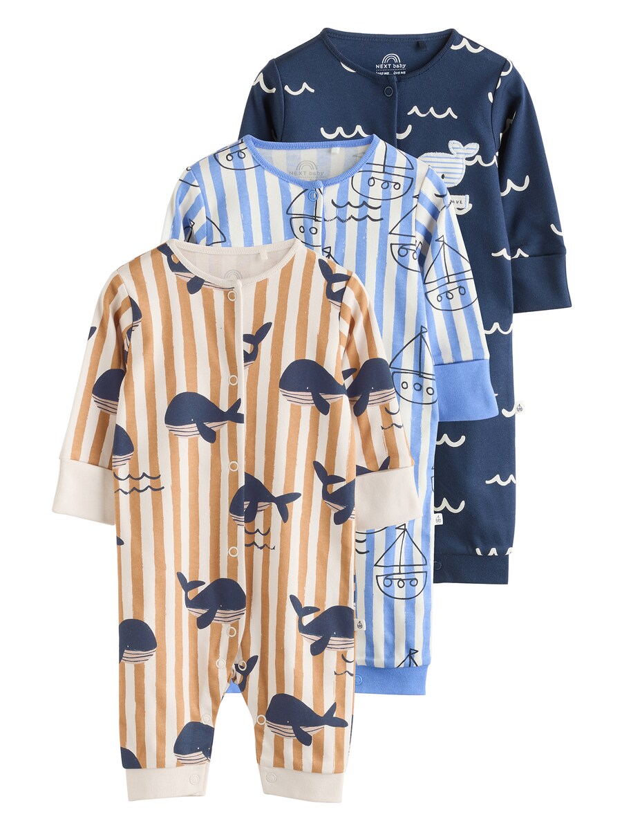 

Пижама Next, цвет Blue/marine blue/Light orange