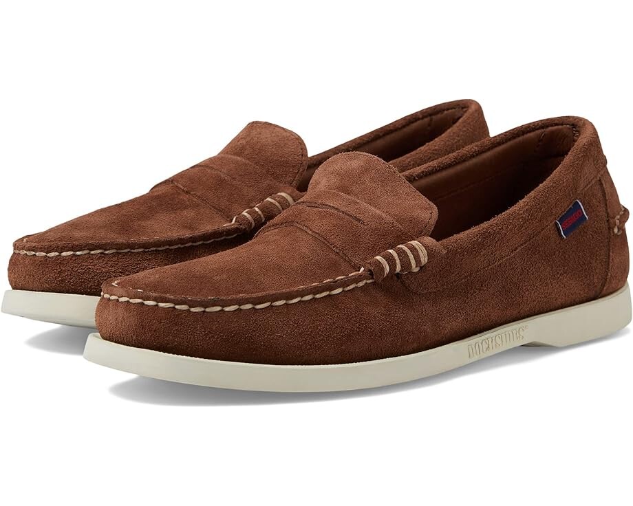 

Лоферы Sebago Dan Boat Flesh Out, цвет Dark Brown/Brown Dark