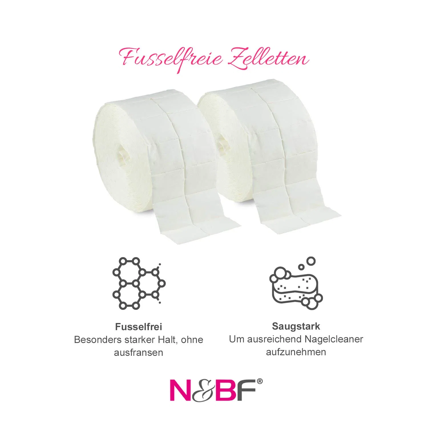 Набор для очистки гелевых ногтей N&BF Nail Cleaner (ваниль) Nails Factory — фото 4