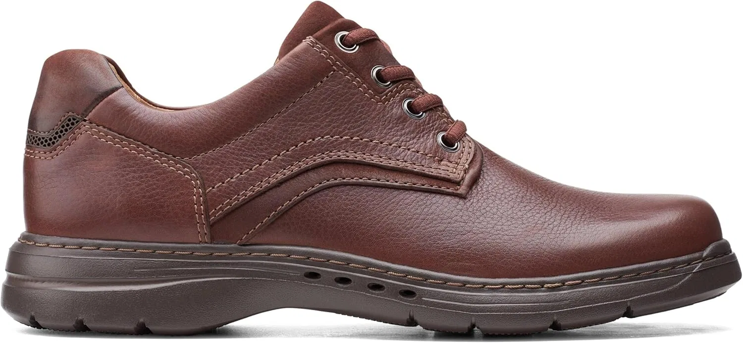 Туфли Clarks Un Brawley, Mahogany Drum Leather — фото 2
