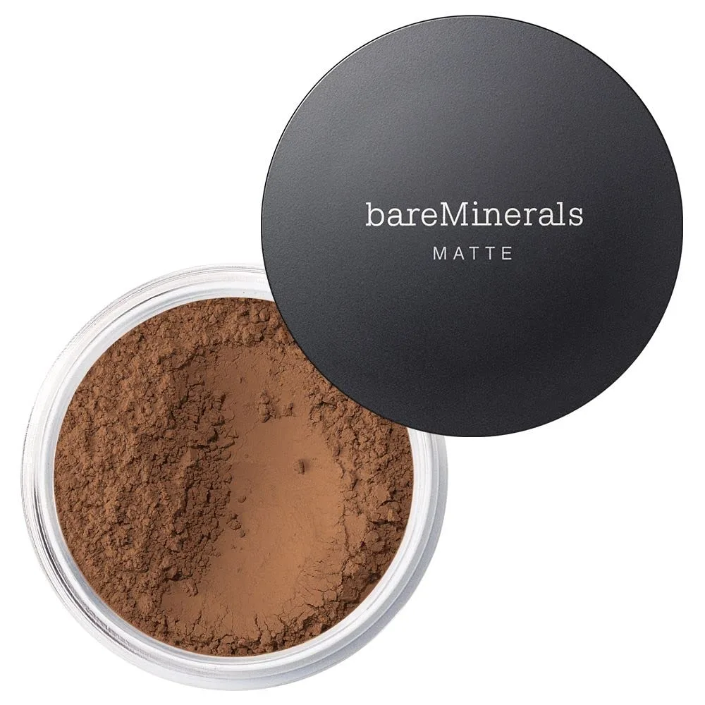 bareMinerals Original Matte Loose Powder Foundation SPF 15, минеральная пудра для лица, покрытие от легкого до полного, матирует, без талька, некомедогенно + Mineral Veil Natural Matte Setting Spray — фото 2