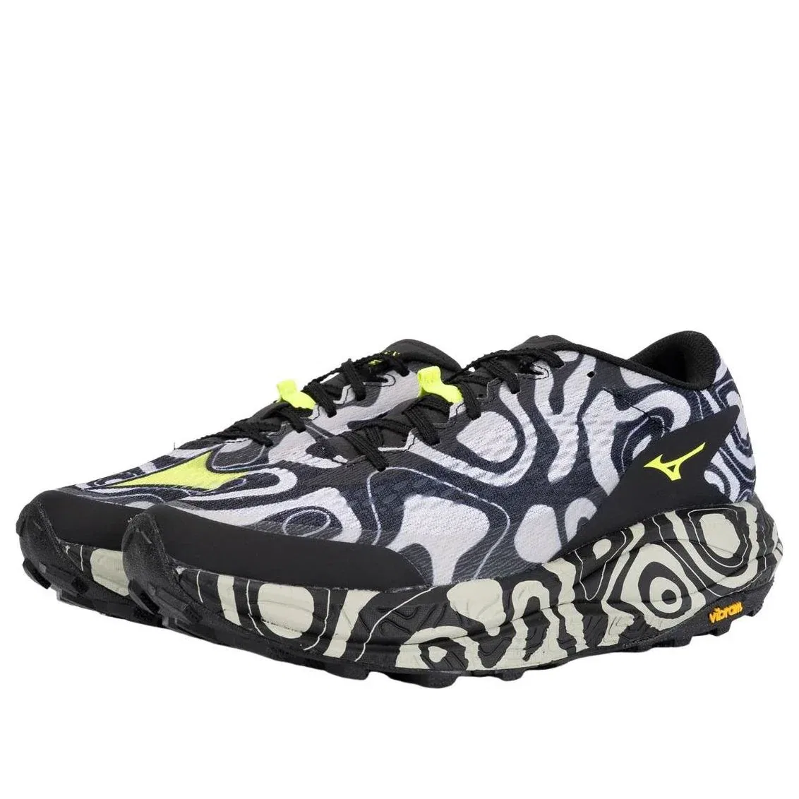 Кроссовки Mizuno Neo Accera 'Dawn Blue Lightning Yellow Black' J1GJ265001, синий — фото 2