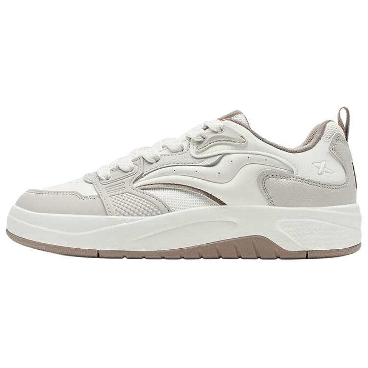 

XTEP Износостойкие легкие низкие кроссовки для скейтбординга Coverage, мужские, серо-голубые, парусно-белые, холодного чайного цвета