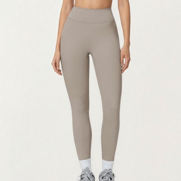 

Женские леггинсы seamless с высокой талией и гладкой эластичной тканью Anna-Kaci, Beige