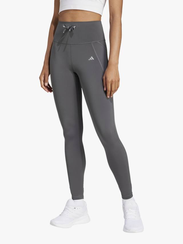 

Леггинсы для бега essentials 7/8 adidas, цвет Grey Six