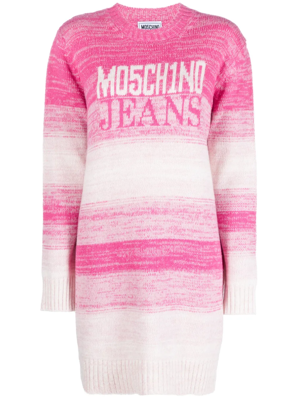 

Джемпер с логотипом Moschino, розовый