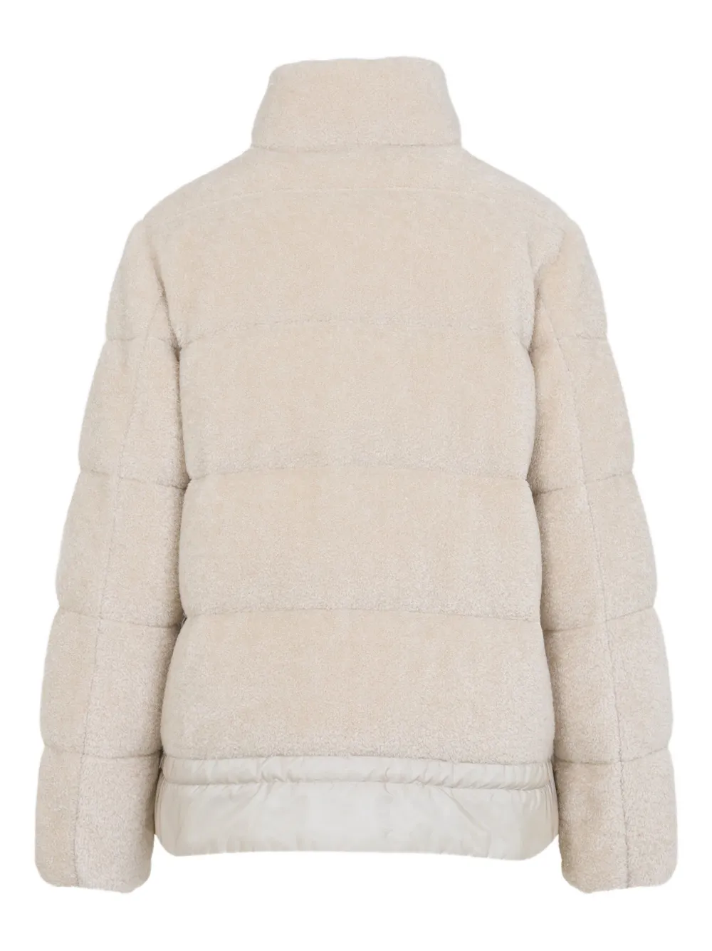 Стеганая куртка Cedre из искусственной овчины Moncler, кремовый — фото 2
