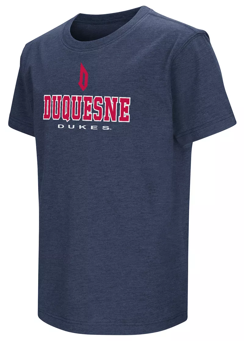 

Молодежная футболка Colosseum Duquesne Dukes темно-синего цвета