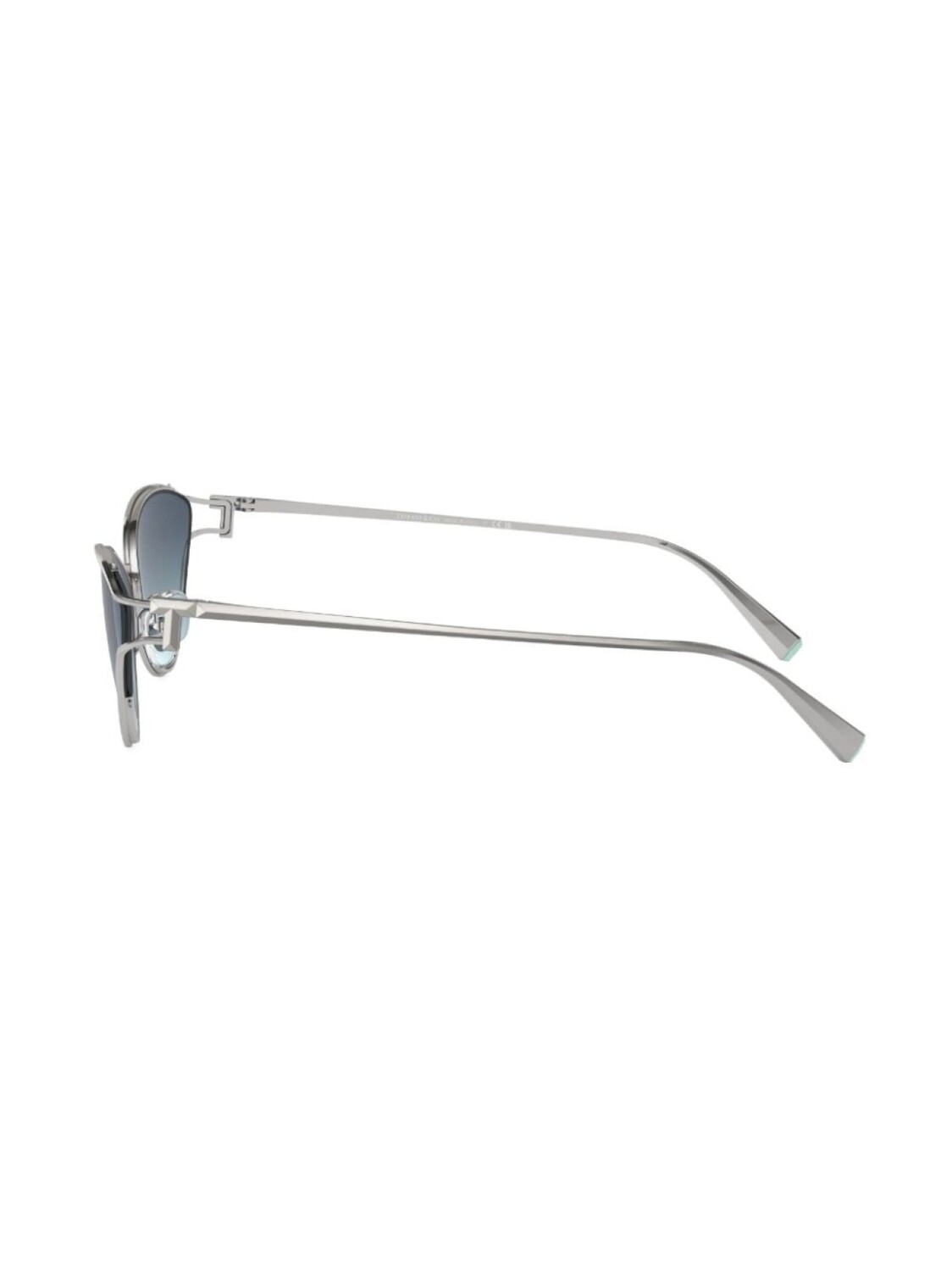 Tiffany & Co Eyewear солнцезащитные очки в оправе 'кошачий глаз', серебристый — фото 3